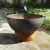 Import 41&#39;&#39; corten carbon steel hemisphere fire pit from China