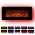 Import 48&quot; wall mount electric fireplace indoor fireplace with flat glass panel from China