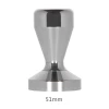 49mm stainless steel modern espresso coffee tamper machine DIY coffee bean press flat base hammer