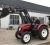 Import 4wd compact utility tractor with backhoe front loader farm tractor from China
