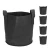 Import 5 pcs per set Felt Plant Growing Bag Breathable Planter Bags with Handle Strap from China