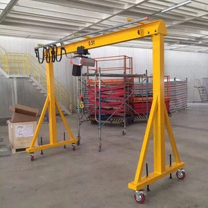 5 ton Mini Mobile Lifting Gantry Crane Manufacture