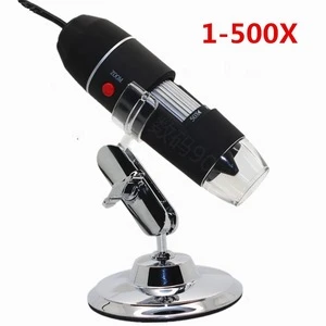 500X 1600X continuous magnification portable hd digital microscope USB electronic magnifier can be measured and photographed