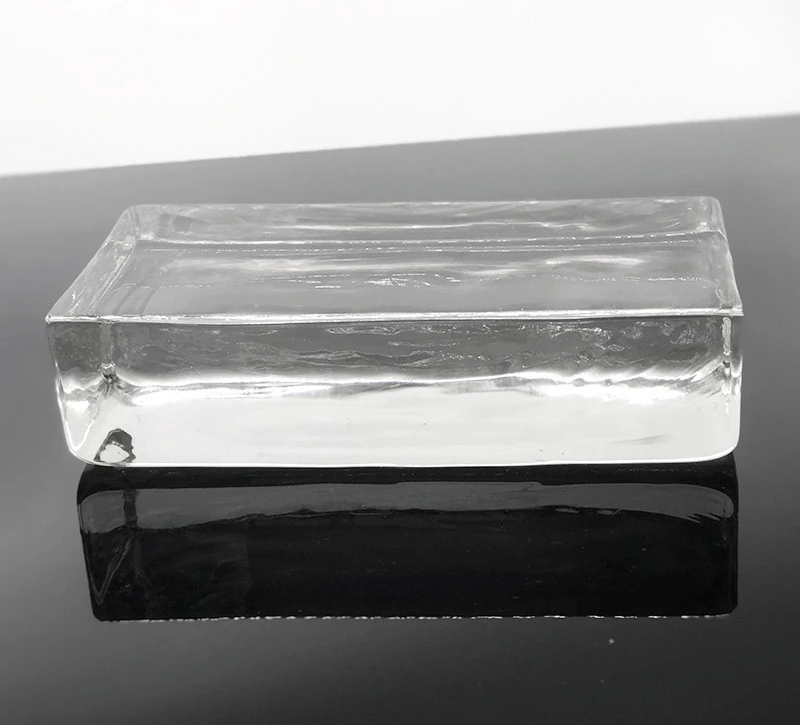 50*100*200mm Solid glass brick Hot-melt glass brick crystal glass block for hotel decoration