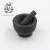 Import 5.7 inch Natural Granite Mortar and pestle 14.5*10.5 cm stone bowls Kitchen Grinding Tool from China