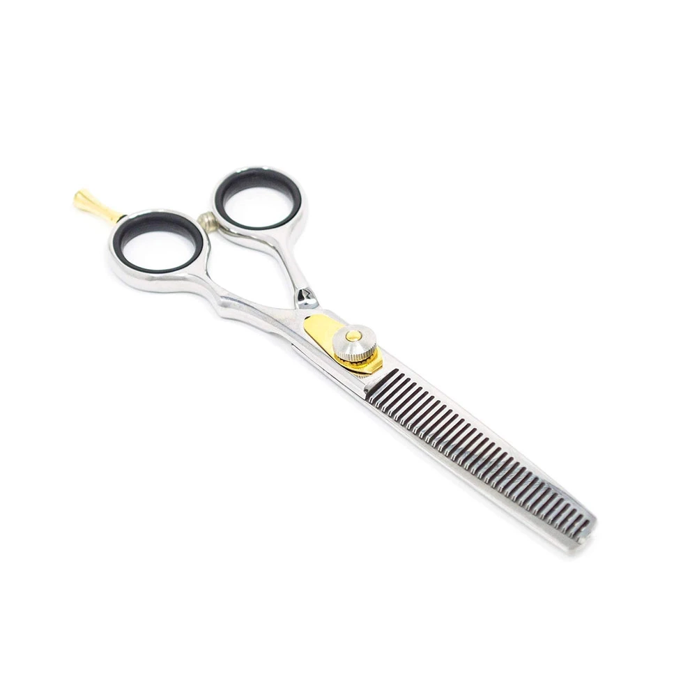 6 Inch Stainless Steel Barber & Styling Scissors Regular Flat Scissors And Thinning Scissors
