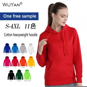 7 Colors Custom clothing manufacturer lightweight hoodie unisex 100% cotton pullover sweatshirt