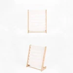 7 tier magazine display rack solid wood magazine rack holder for home decor