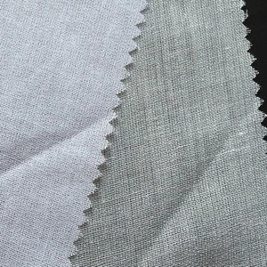 70 GSM 100 Cotton Woven Interlining Fabric for Shirt Collar