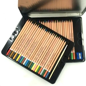 7&quot; Top Coated Natural Wood 48 Colors Professional Water-soluble Colored Pencils
