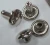 Import 9 mm Iron Double Cap Rivet, Nickel Plated Color from China