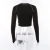 Import A0896T Hot Sale Long Sleeves Women Blouses Tops Spring Autumn Sexy o-Neck Short Crop Tops For Girls from China