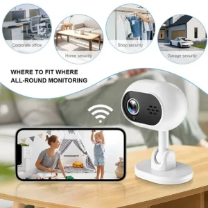A4 New 1080P WIFI Baby Monitoring Camera Motion Detection Alarm Reminder Voice Interactive HD Night Vision Monitoring for Baby