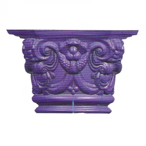 ABS plastic decorative cement roman column chapiter molds