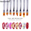 Acrylic Manicuring Brush For Nail Art Painting Brushes Dotting Design Nail Brush Kit Gel Varnishes Tools