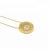 Import Adjustable brass zircon micro pave gold 18K plated chain jewelry initials letter necklace women from China