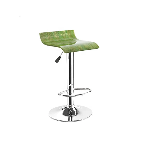 Adjustable Height Swivel Chair Acrylic Bar Stools