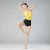 Adult Girls Black Ballet Shorts Costumes Yoga Sports Wear