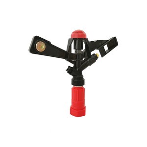 Agricultural 3/4&quot; Female Garden Lawn Watering Nozzle Plastic Irrigation Impact Rotate Sprinkler