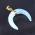 Import AJ402 Natural healing crystal custom moon shape pendant necklace jewelry necklaces from China