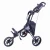 Import Aluminium alloy Golf Push Cart Swivel Foldable 3 Wheels Pull Cart Golf Trolley with Umbrella Stand Golf Cart from China