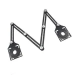 Aluminium Alloy Multi-functional Angle Finder Measuring Ruler with Double bore gauge measuring ruler