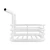 Import Aluminium Integral Forming Handlebar Basket of City bicycle/Fixed gear/Single speed bike with Product Patent-L/White from Taiwan