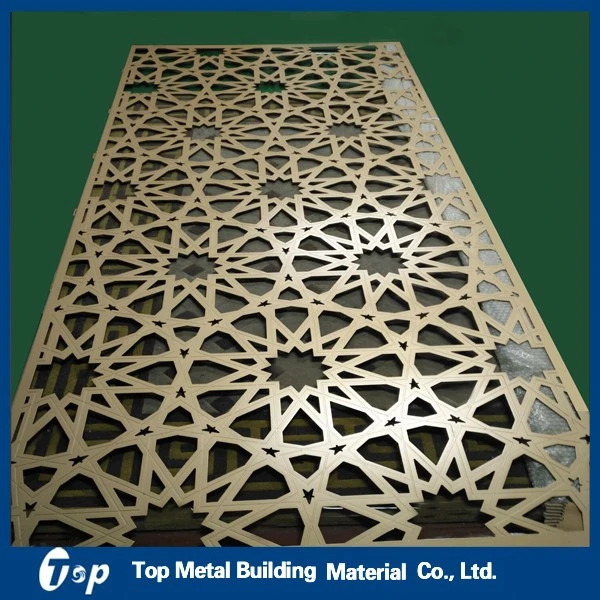 Aluminium Perforated/Carved Panels Design Patterns for Curtain Wall Decor/Commercial Resident