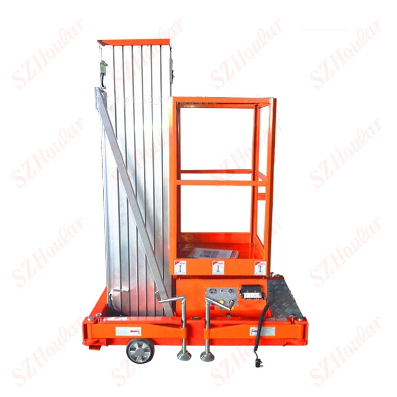 aluminum alloy suspended working platform single double mast aerial work platform GTWY10-200S GTWY12-200S