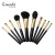 Import Aluminum ferrule makeup brush set with man made hair from yuanmei factory from China