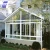 Import aluminum garden house sunroom tempered glass from China