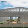 AlunoTec Motorized Wind Resistance Sliding Awnings Cover With Side Screens