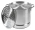 Import Amazon hot Aluminum  32-Quart Silver Stock Pot Tamale and Steamer Pot from China