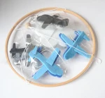 amazon OEM felt blue greyairplane cloudy hangers baby crib musical nursery celling mobiles wooden decoration for girls and boys