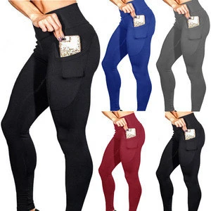 Amazon Top Sellers high waisted workout fitness women yoga leggings with pocket