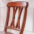 Import American dining table and chair all solid wood dining chair retro taohuaxinmu simple dining chair assembly furniture from China