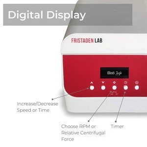 American Fristaden Lab Digital Centrifuge 0-4000RPM | LCD Display | Bench-Top Centrifuge Machine for Laboratory and Clinical Use