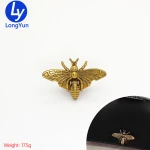 An-ti brass metal twist turn lock for suitcase for purse,decorative locks bee lock