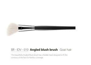 Angled Blush Brush Goat Hair Flexible Head Design