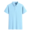 Anti-Shrink Anti-Pilling Sustainable Quality Custom Logo Mens Short Sleeve Polo T Shirt