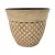 Import Antique frosted embossed pattern resin green plant planting plastic flower pot from China