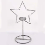 Antique Metal Star Shape Tealight Candle Holder