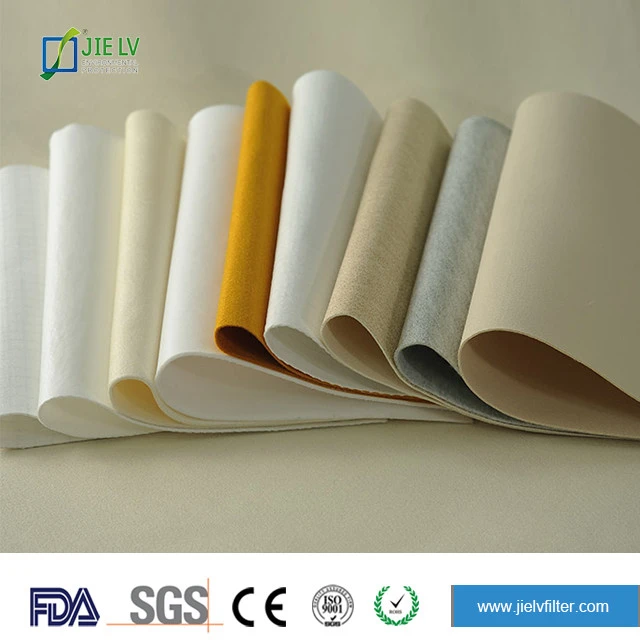 Antistatic polyester dust filter cloth Acrylic Nomex needle filter fabric