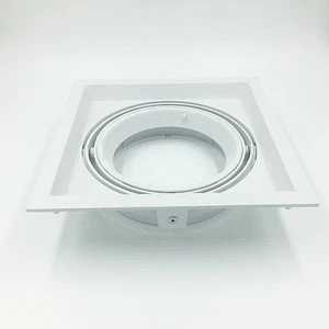 AR111 led light fixture protective square grille lamp housing