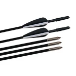 archery bow arrows 30" fiberglass arrow with nock