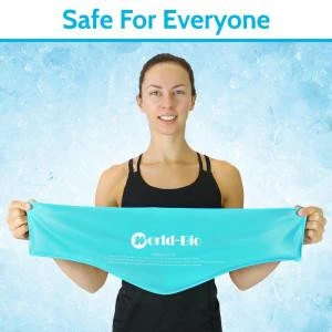 Arctic Flex Neck Ice Pack - Cold Compress Shoulder Therapy Wrap - Cool, Reusable Medical Freezer Gel Pad for Swelling, Injuries,