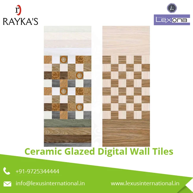 Attractive Pattern and Design Ceramic Glazed Digital Wall Tiles