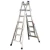 Import Aultifunctional Aluminum/Steel Foldable 4-6 Step Ladder Household Multi Folding Flexible Ladder from China