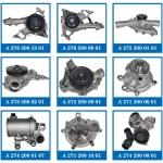 Auto Engine Coolant Water Pump For Mercedes Benz W203 W204 W166 W211 W212 W221 W222 2712001001 2722000901 2762001301 2742000800