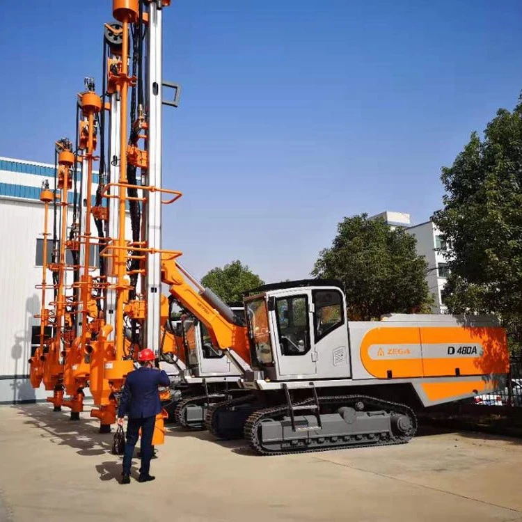 Automatic dth drilling hammer dth drilling rig model  ZEGA D480